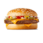 Qtr Pounder Burger With Cheese 